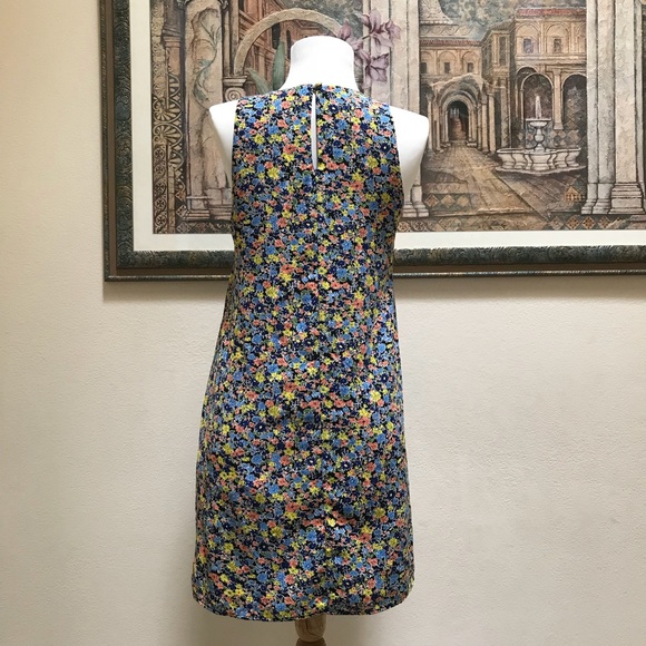 Jella Couture Dress Sleeveless Blue Floral Size S - Picture 3 of 8